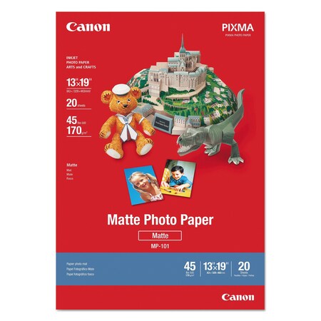 Canon Matte Photo Paper, 13 x 19, Matte White, 20PK 7981A011